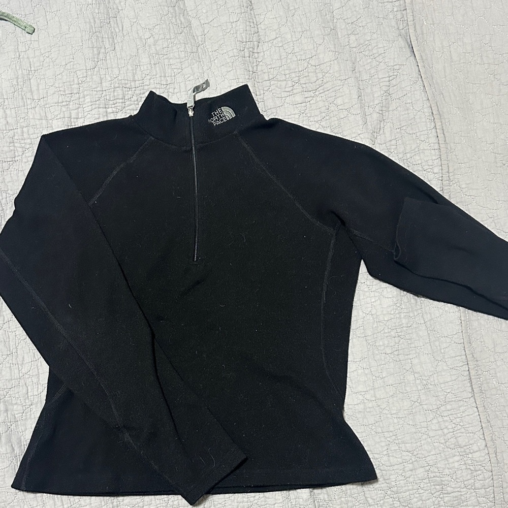 The North Face Black Half-Zip Top